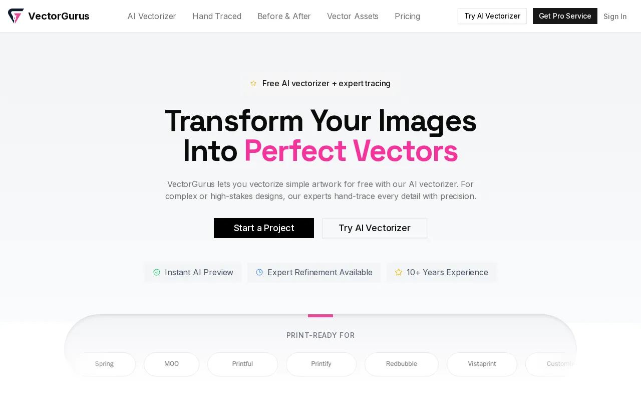 VectorGurus — preview screenshot