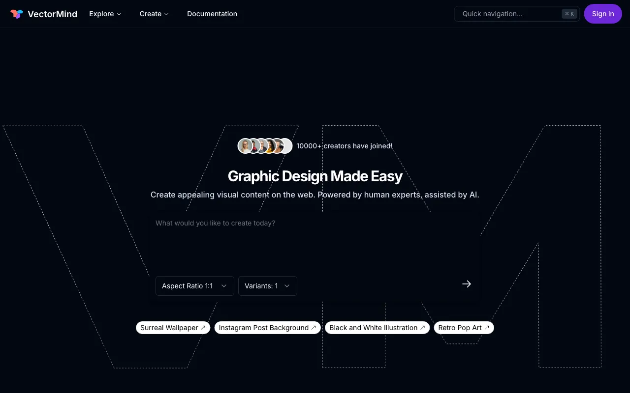 VectorMind AI — preview screenshot
