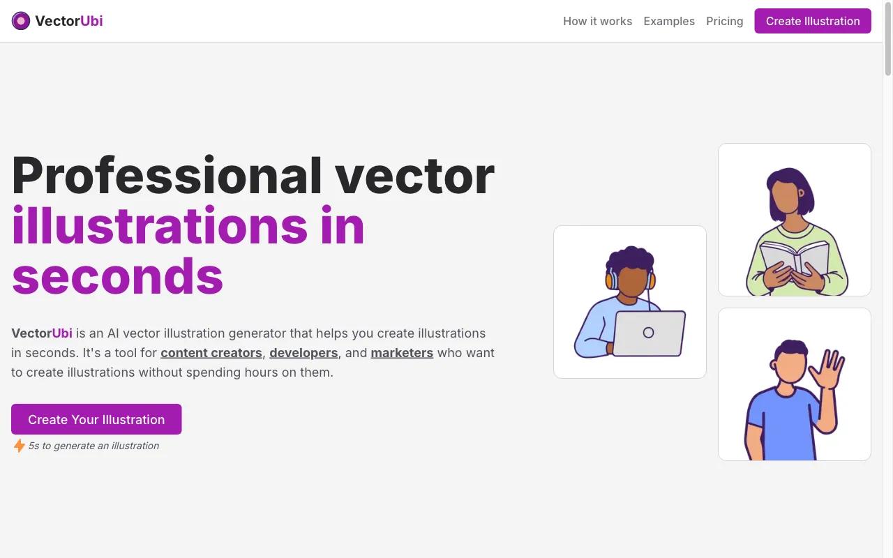VectorUbi — preview screenshot