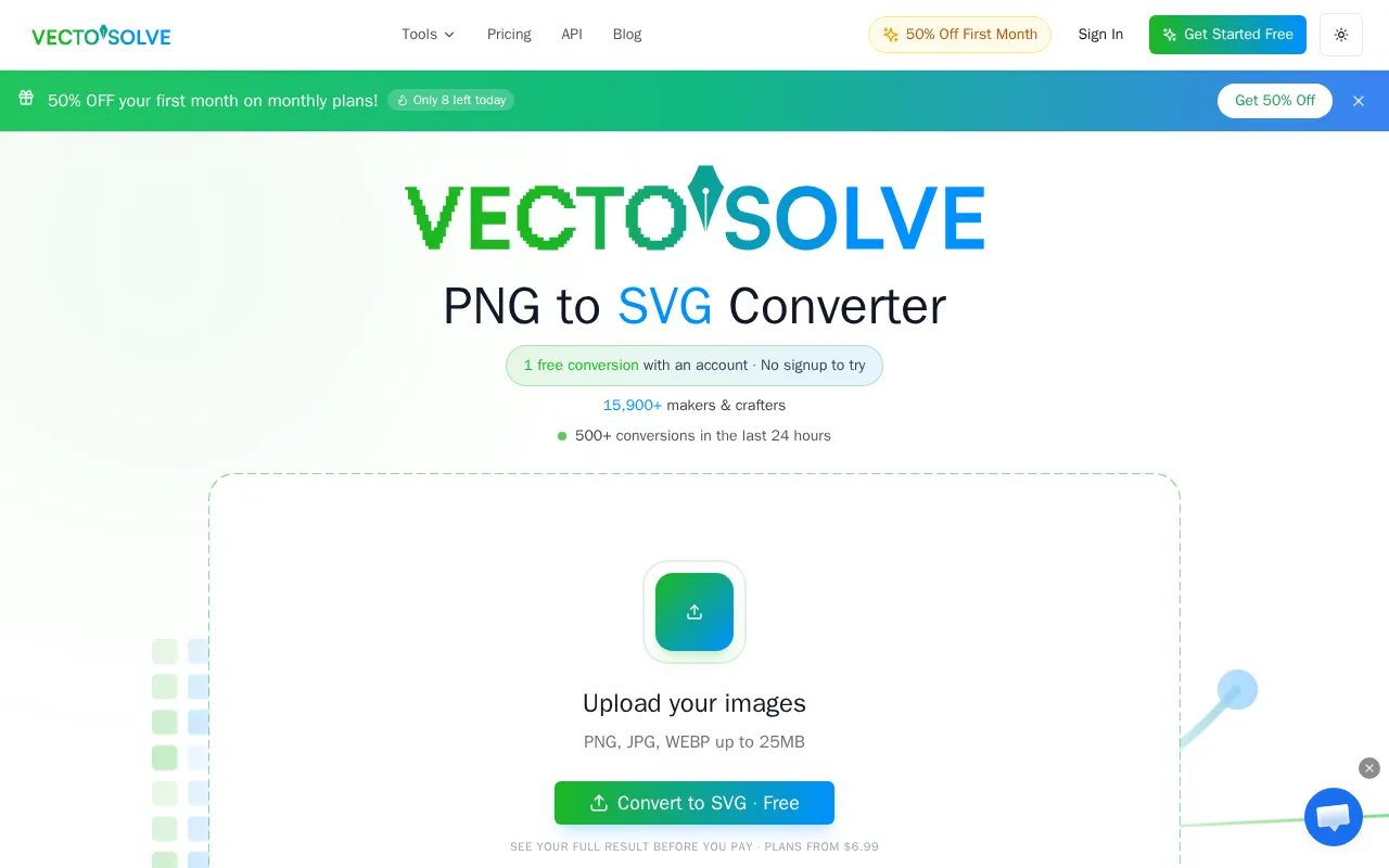 VectoSolve — preview screenshot
