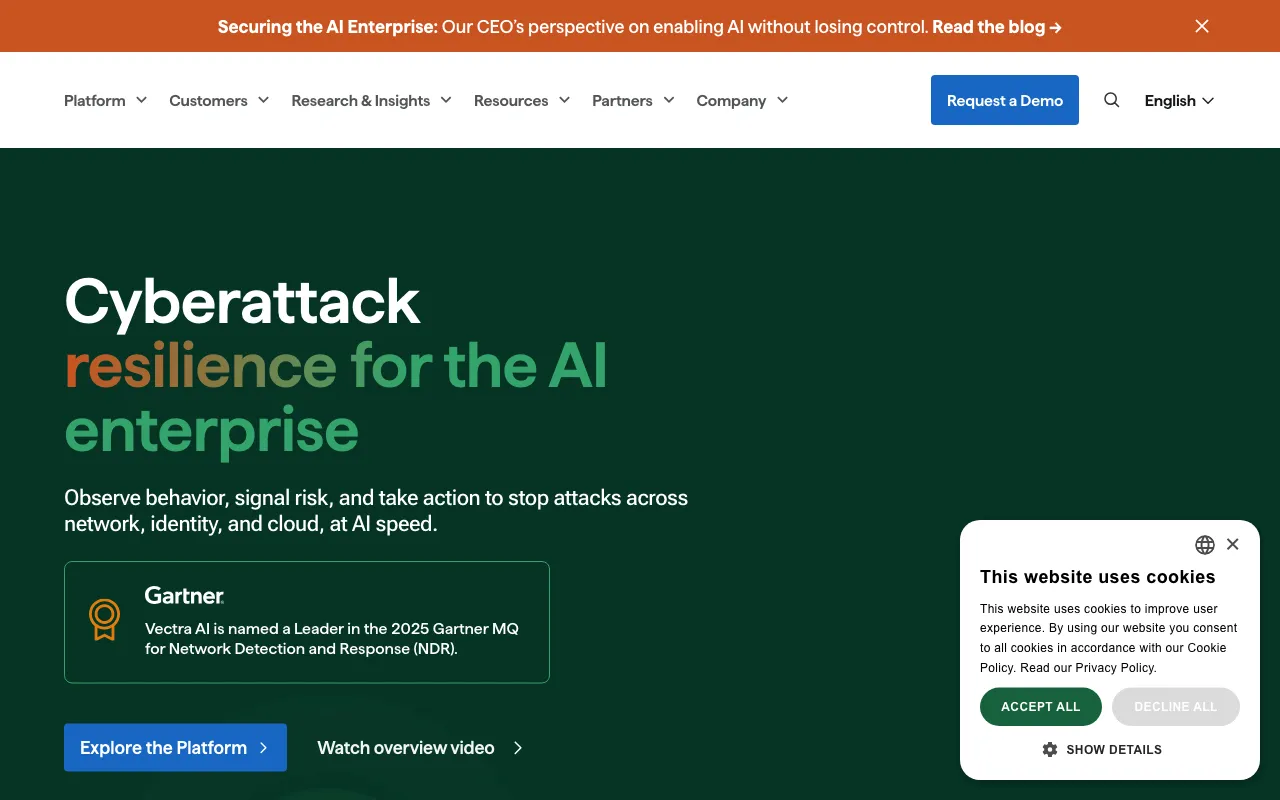 vectranetworks.com — preview screenshot