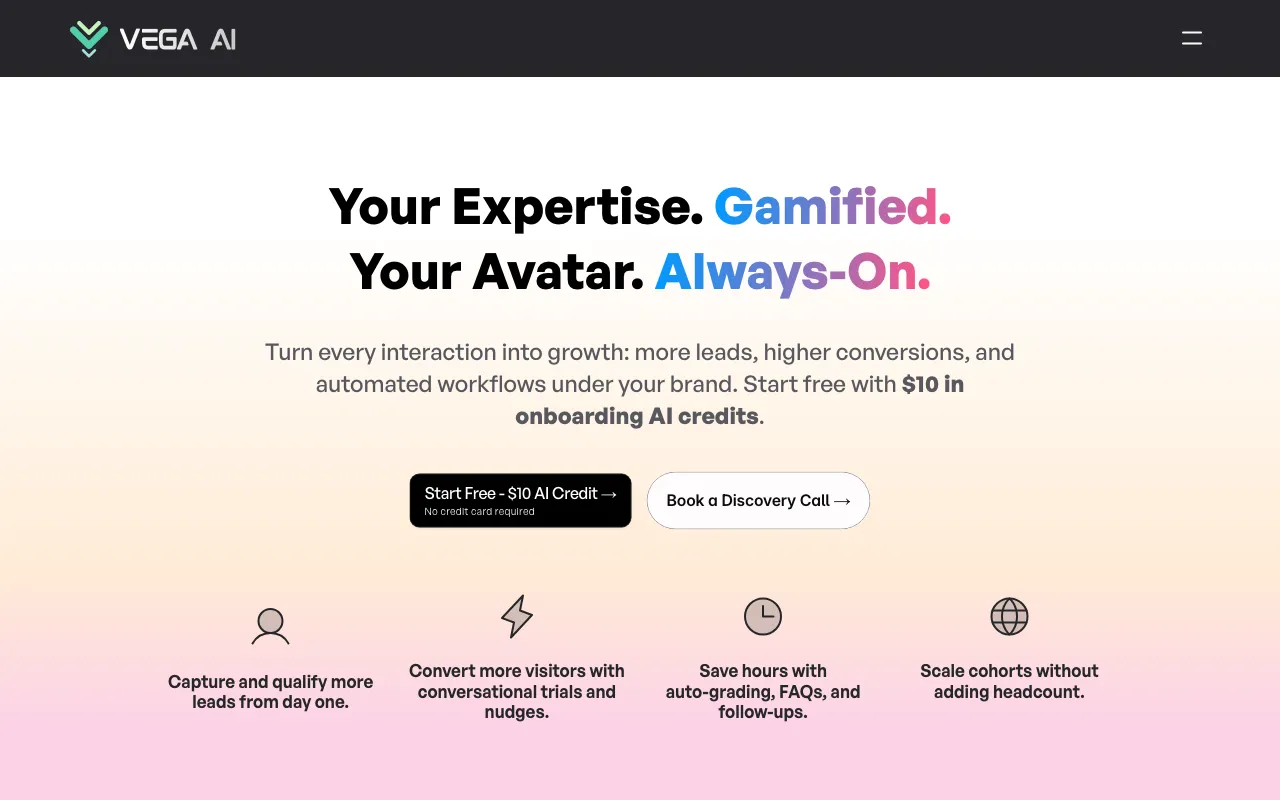 VEGA AI — preview screenshot