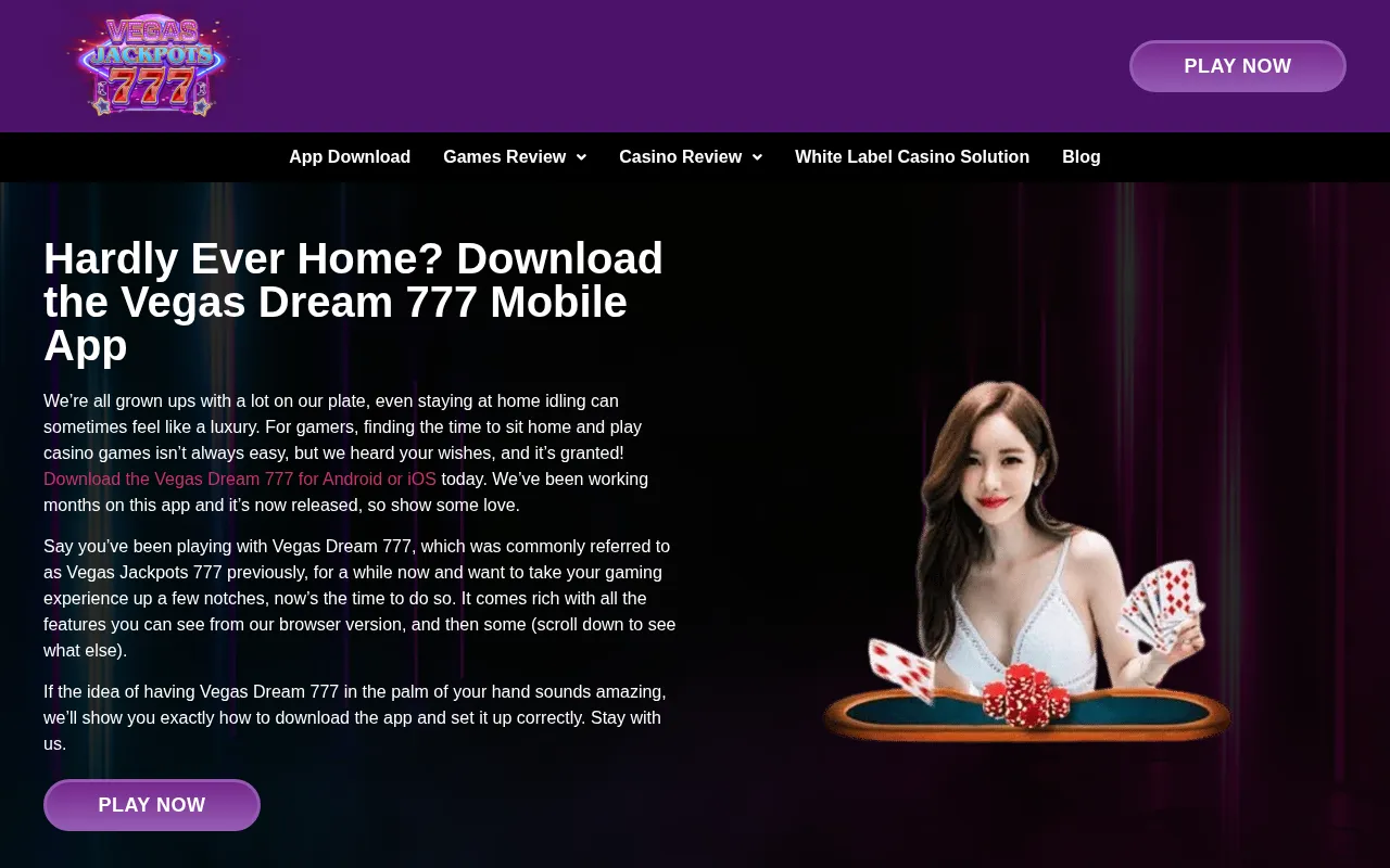 vegasdream777.org — preview screenshot