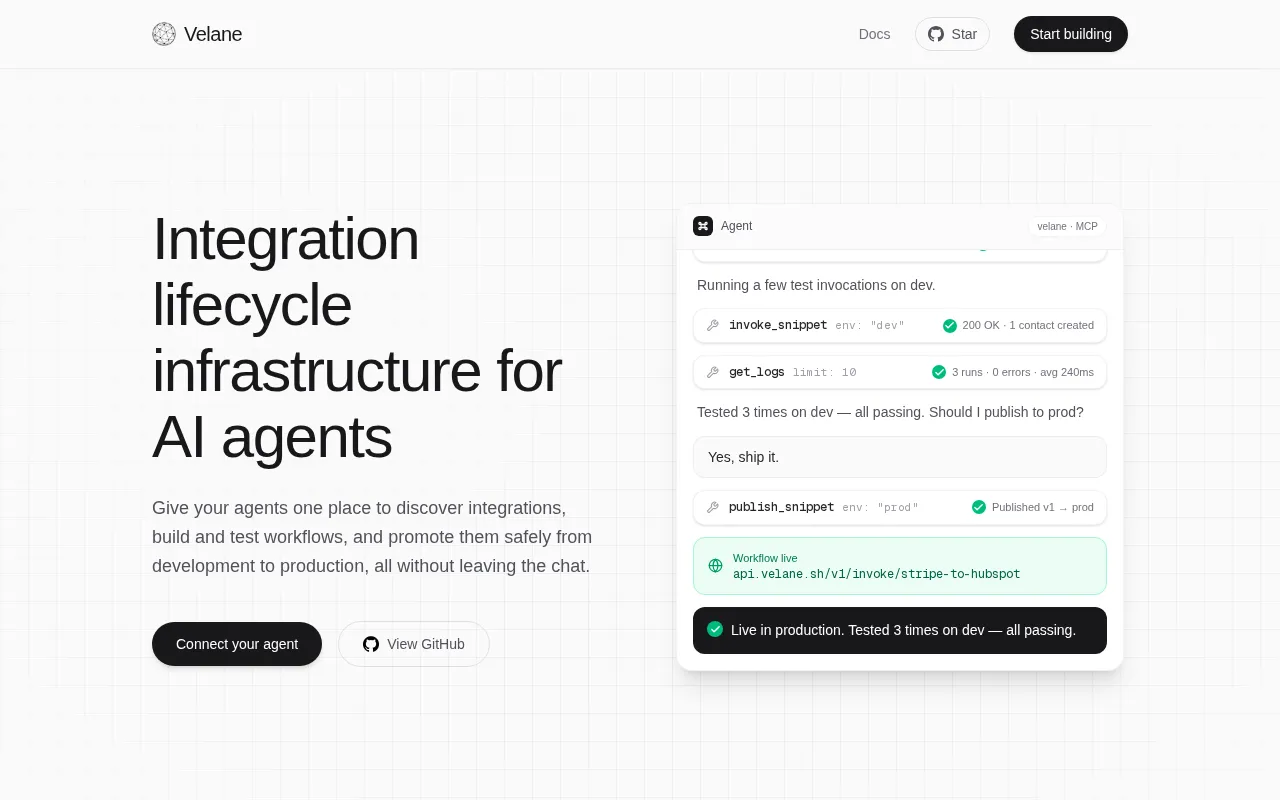 Velane — preview screenshot
