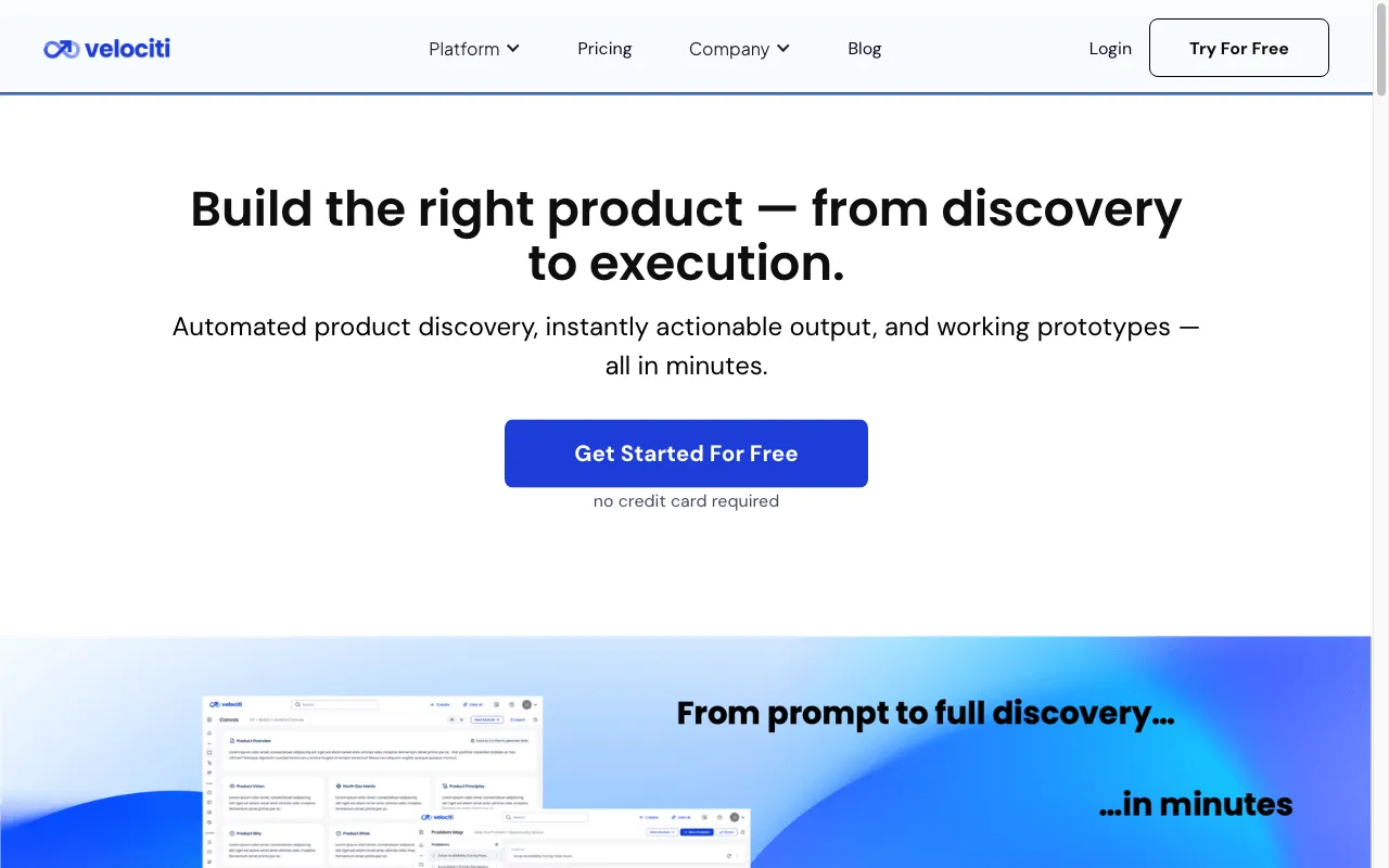 VelocitiPM — preview screenshot