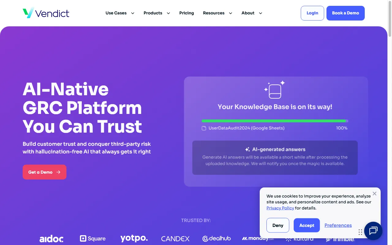 Vendict — preview screenshot