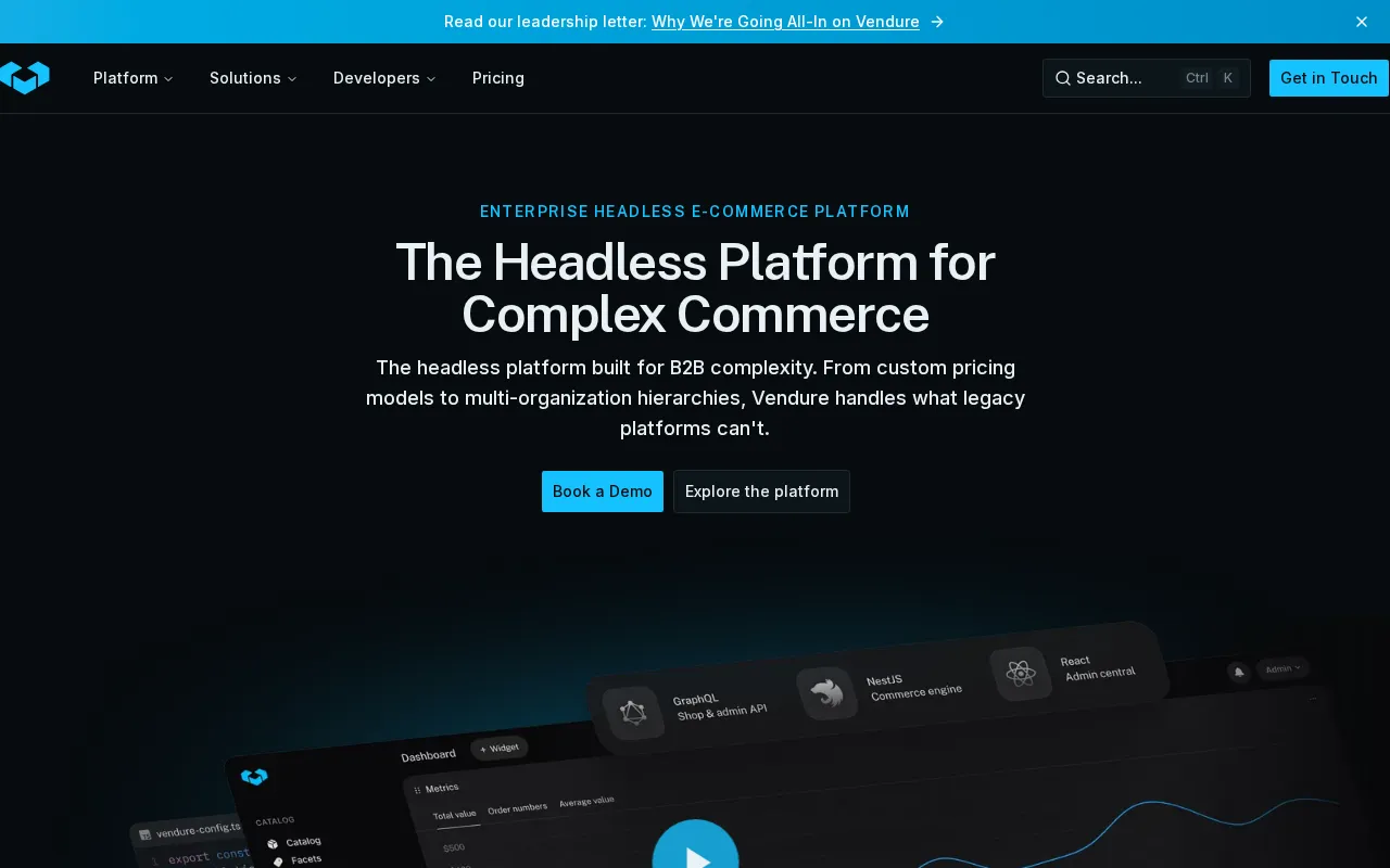 Vendure — preview screenshot