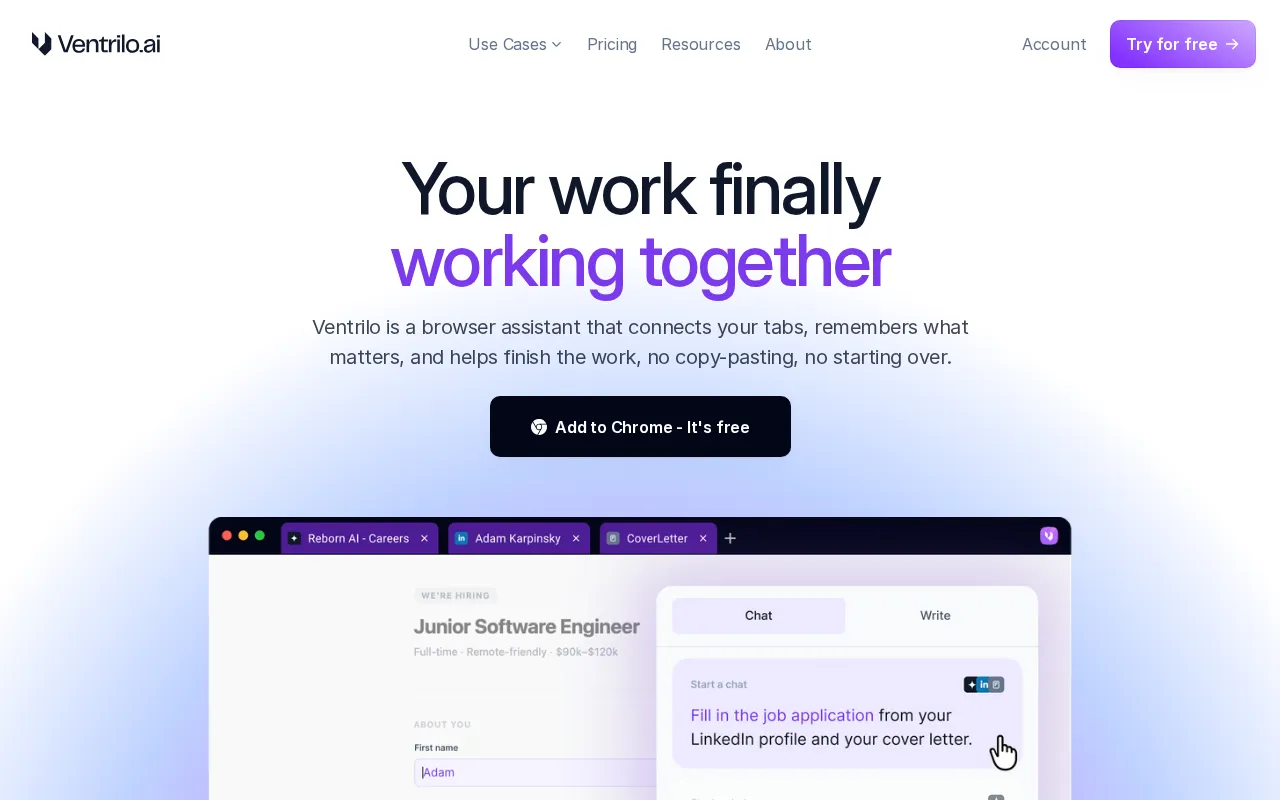 Ventrilo — preview screenshot
