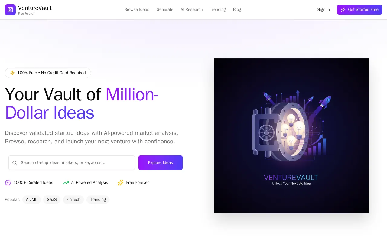 VentureVault — preview screenshot