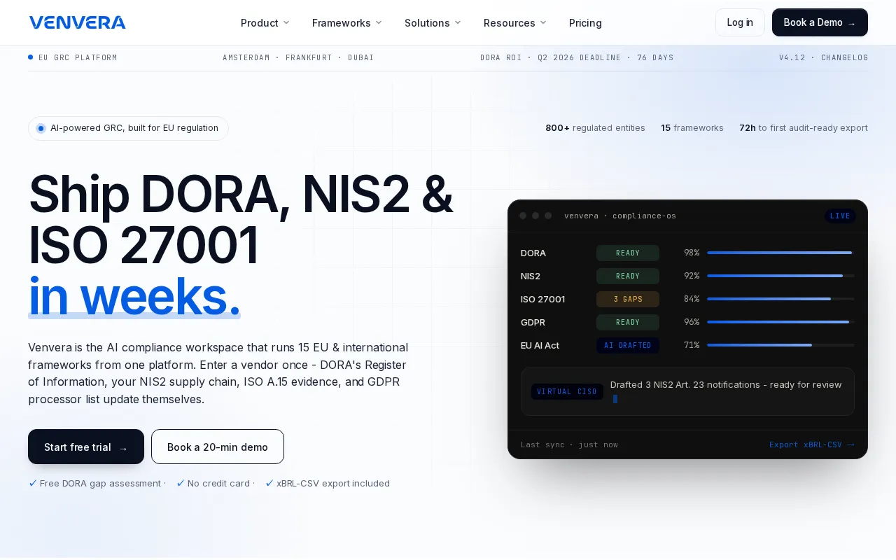 Venvera — preview screenshot