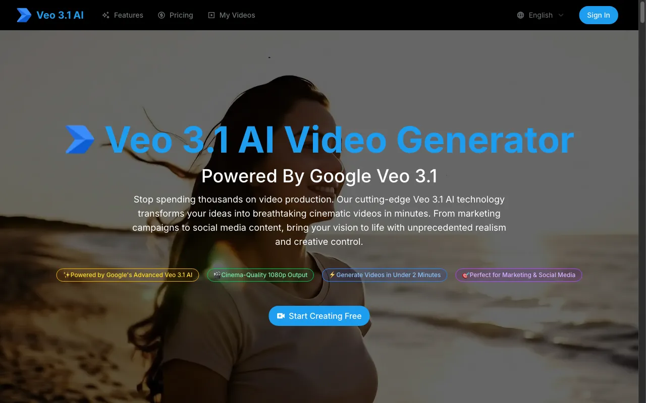 Veo 3.1.io — preview screenshot