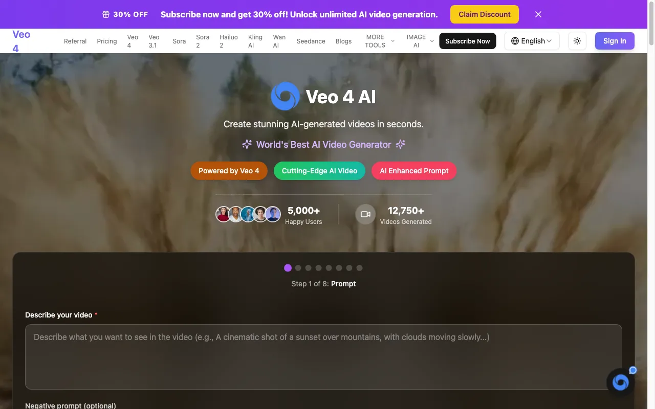 Veo 4 — preview screenshot