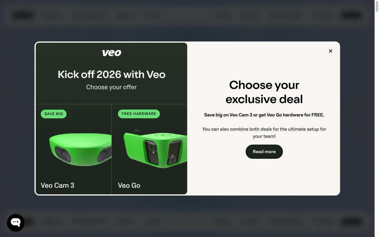 Veo Sports Camera — preview screenshot