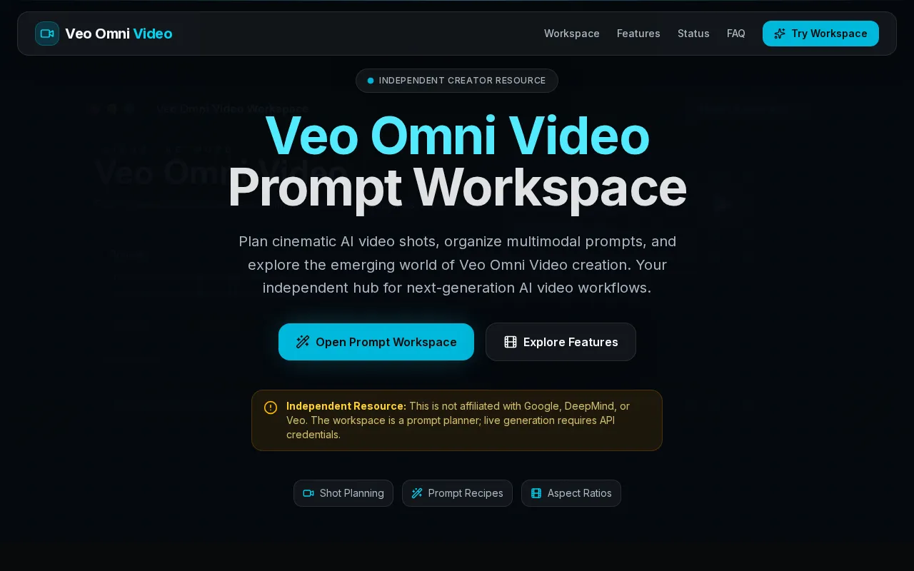 Veo Omni — preview screenshot