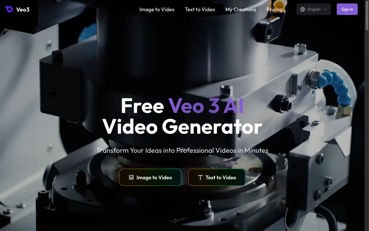 Veo3 AI — preview screenshot