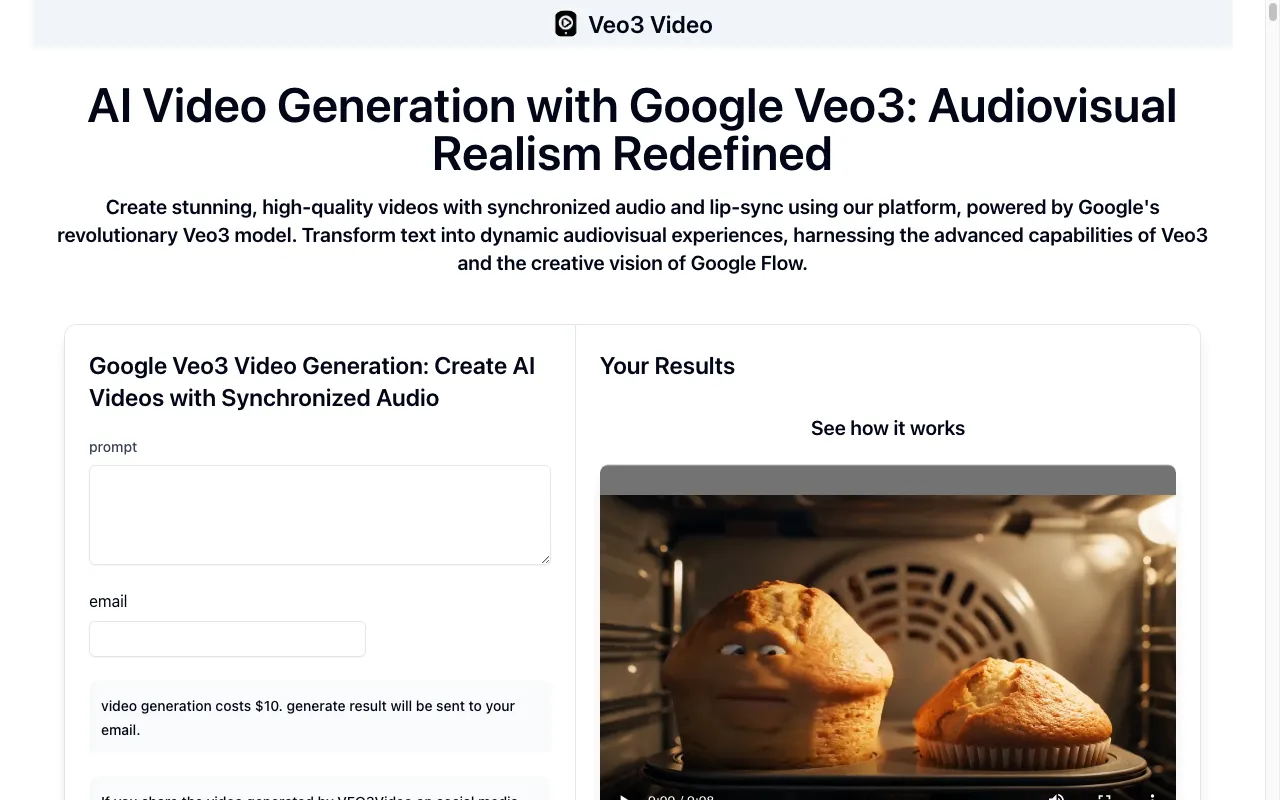 Veo3Video — preview screenshot