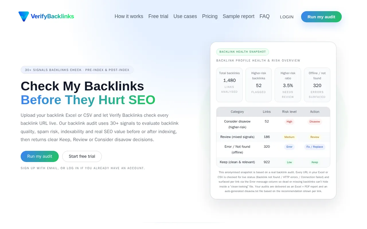 Verify Backlinks — preview screenshot