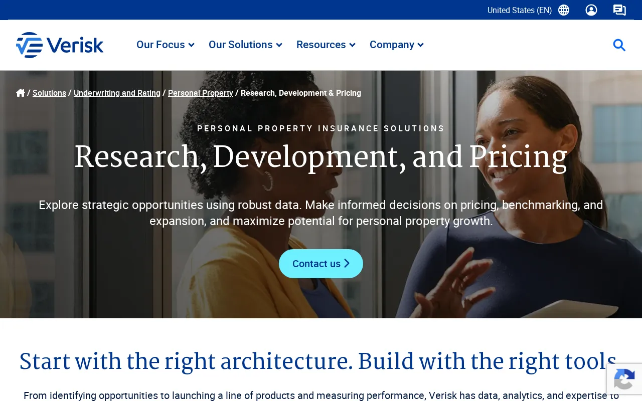 Verisk — pricing page