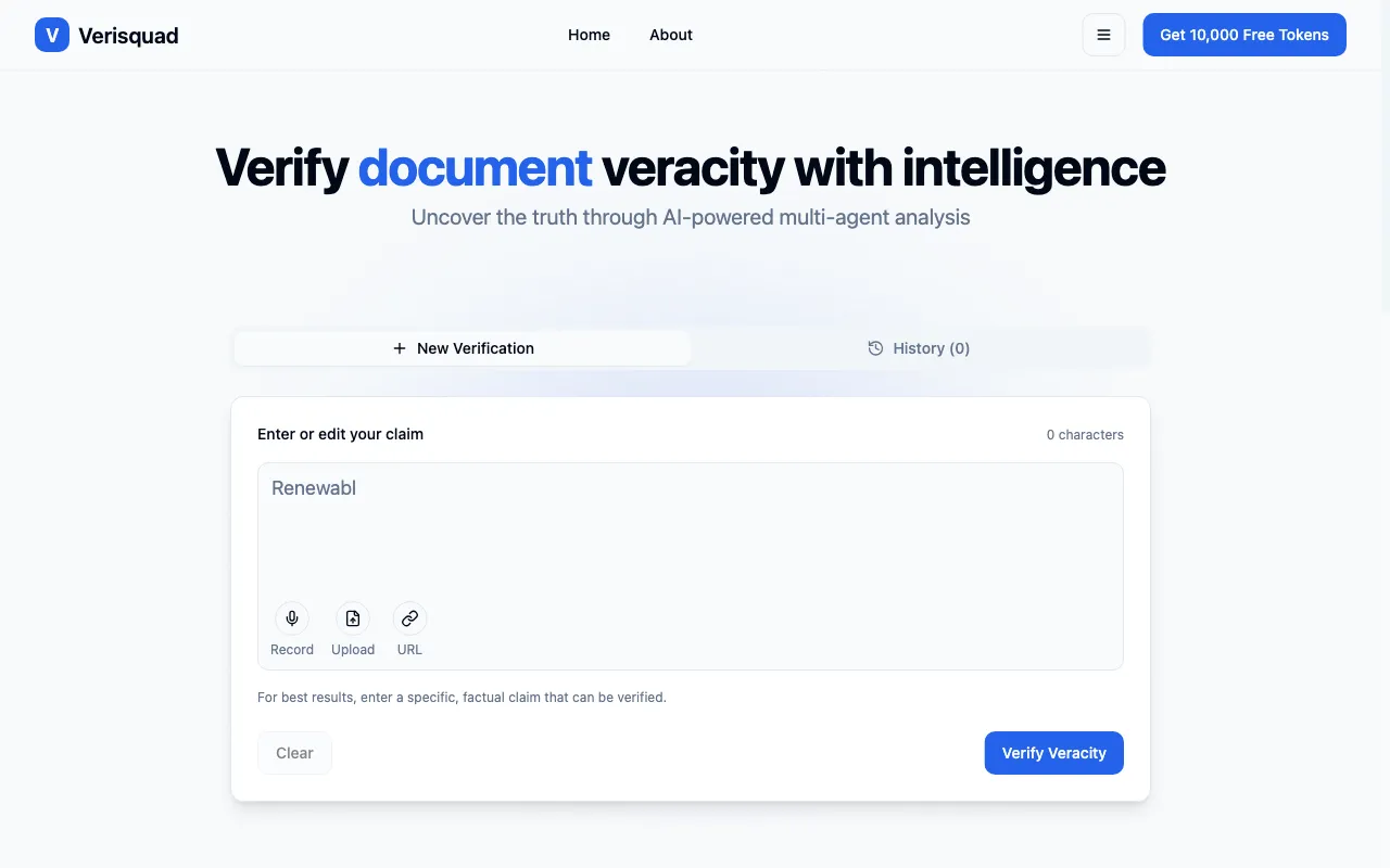 Verisquad — preview screenshot