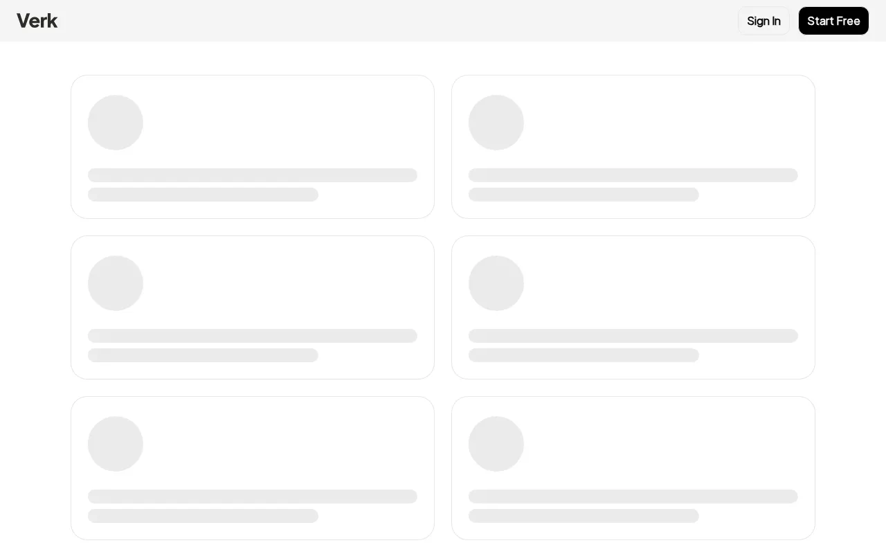 Verk — preview screenshot