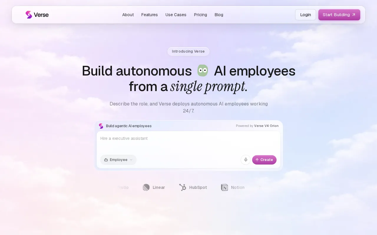 Verse — preview screenshot