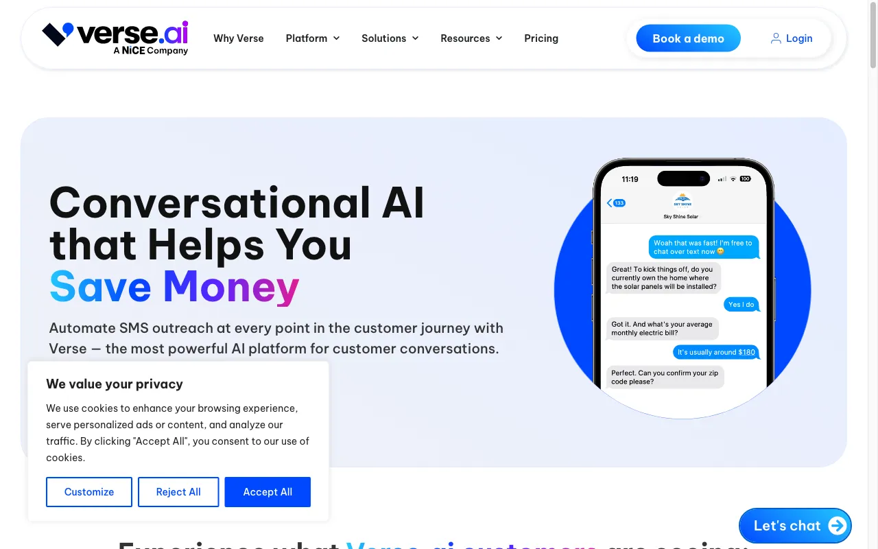 verse.io — preview screenshot