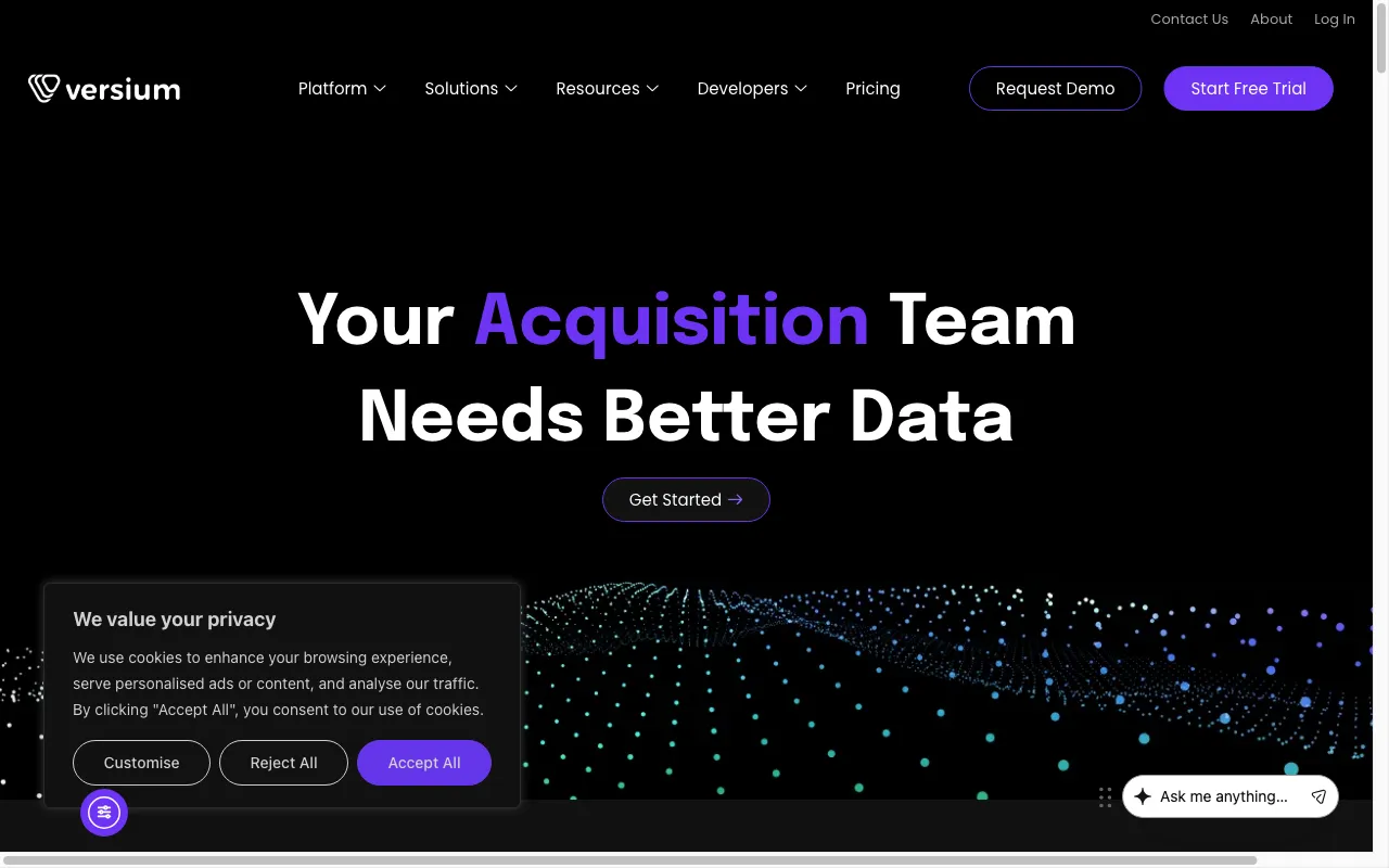 Versium REACH — preview screenshot