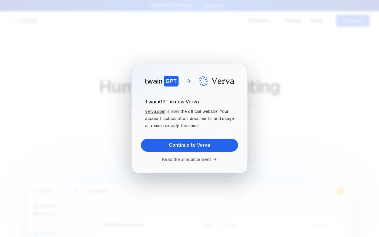 Verva — preview screenshot