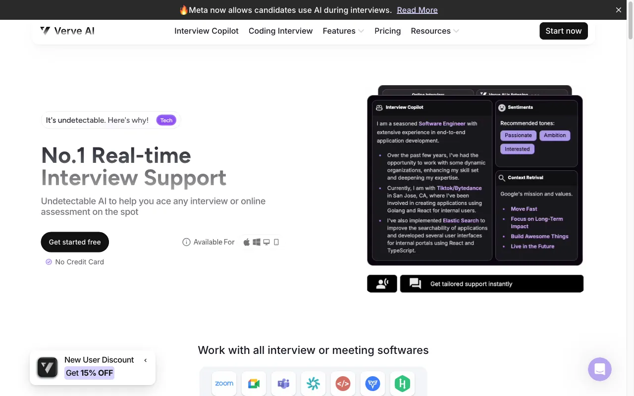 Verve AI — preview screenshot