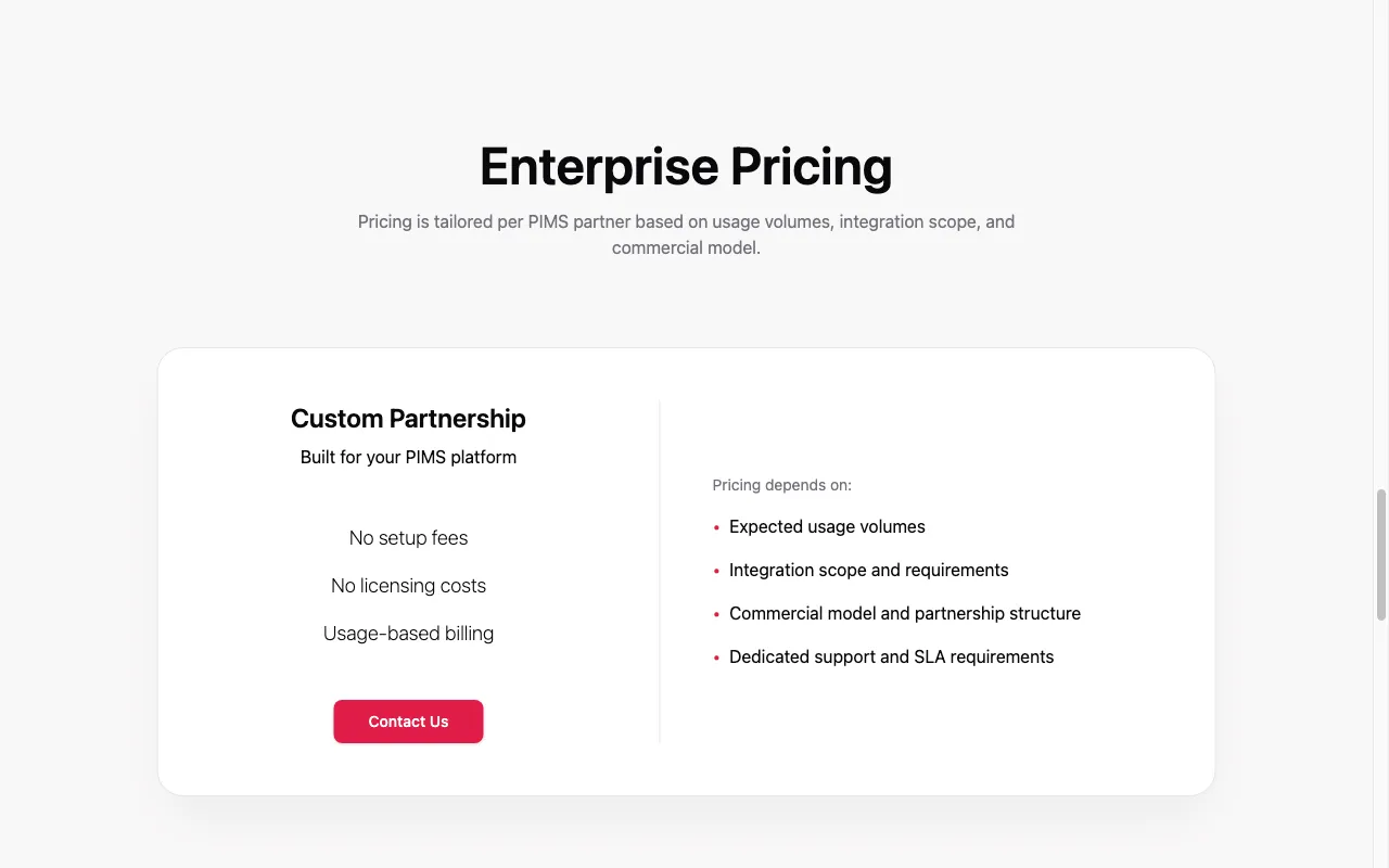Vetzi.io — pricing page