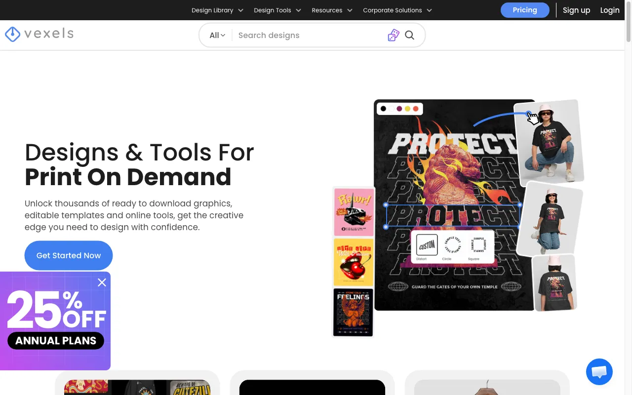 Vexels — preview screenshot