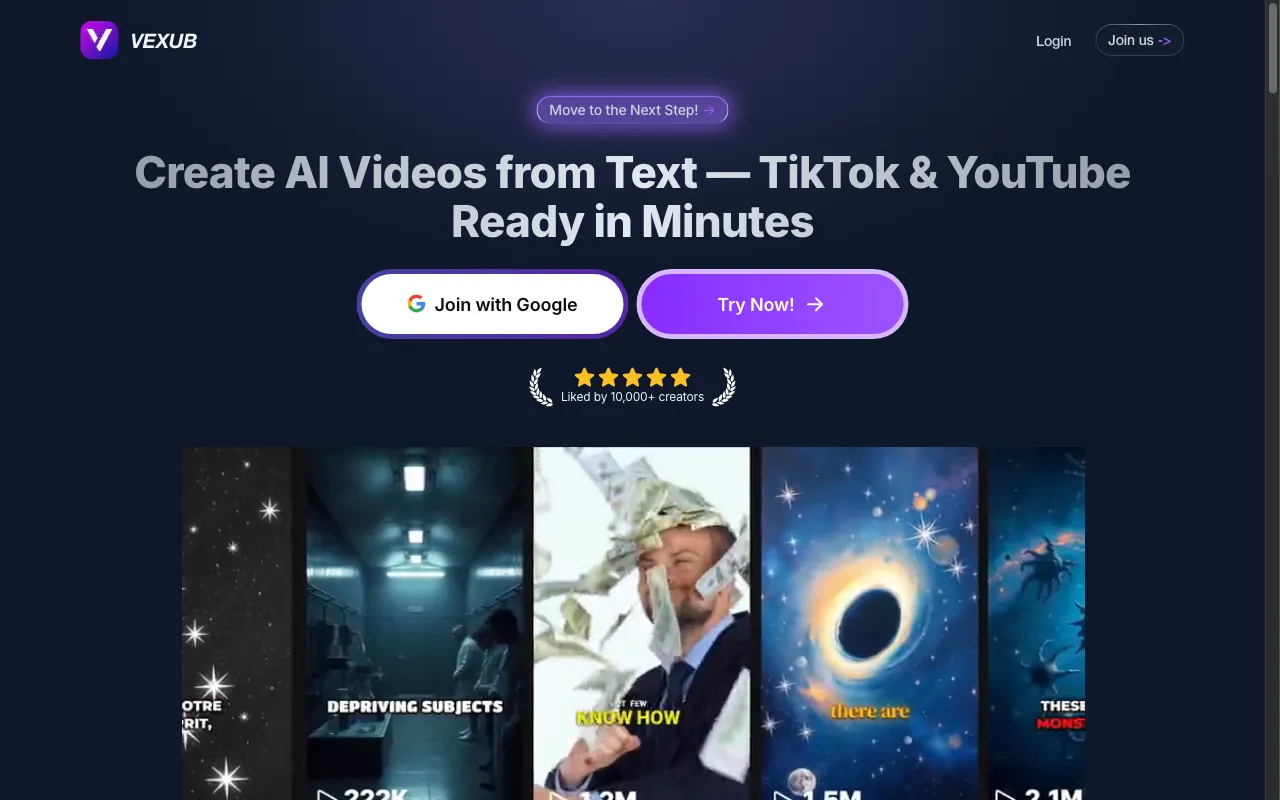 Vexub — pricing page
