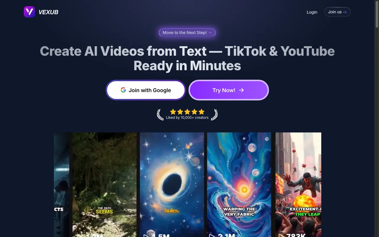 Vexub — preview screenshot