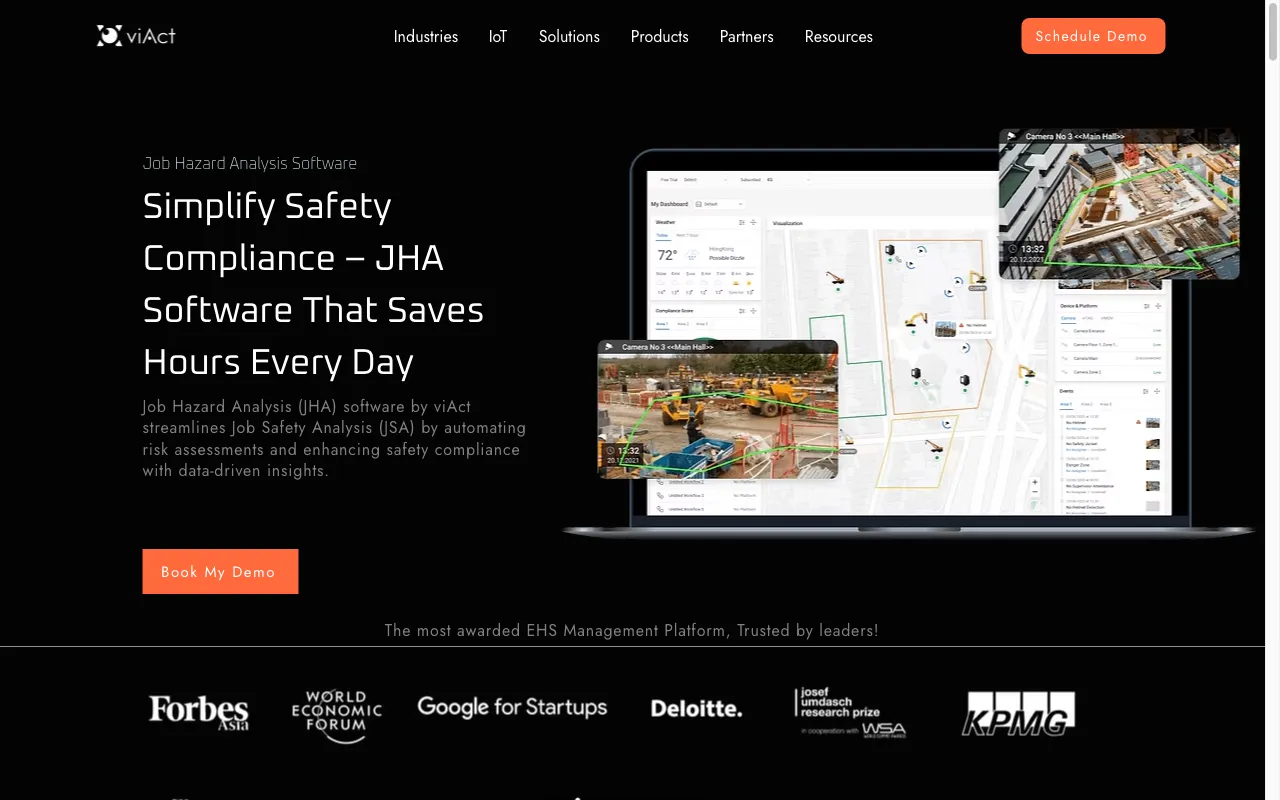 viAct-Job Hazard Analysis (JHA) Software — preview screenshot