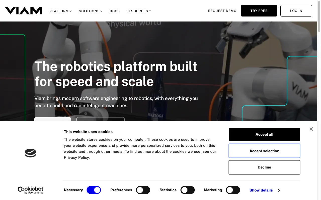 Viam — preview screenshot