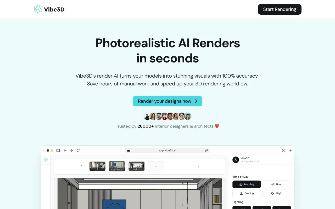 Vibe3D.ai — preview screenshot