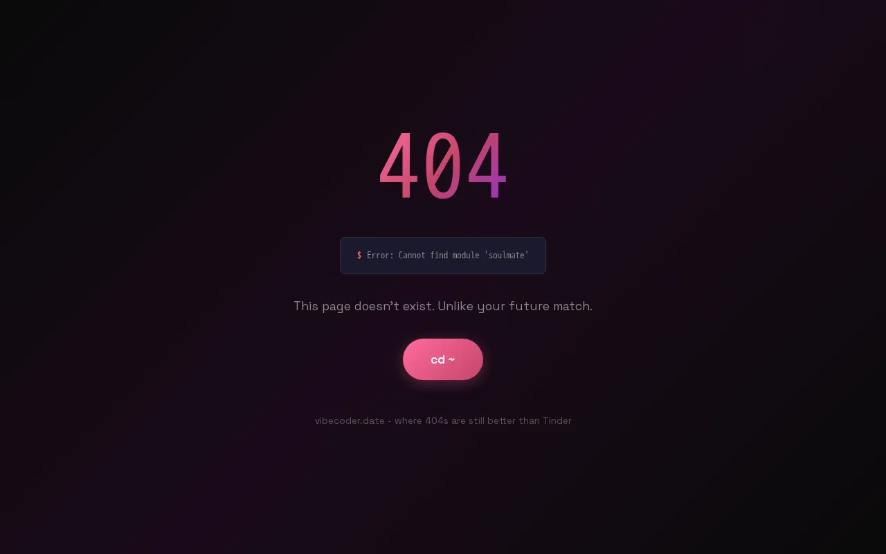 vibecoder.date — pricing page
