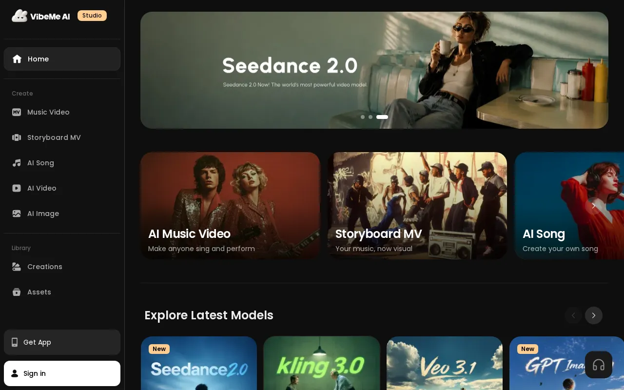 VibeMeAI — preview screenshot