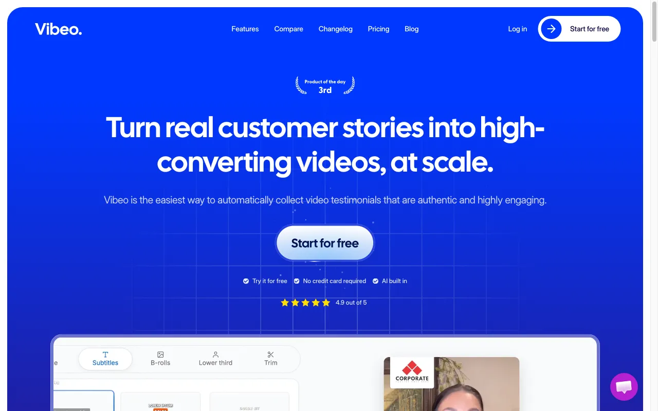 Vibeo — preview screenshot