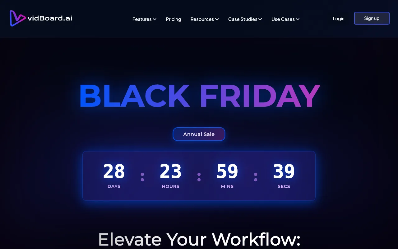 vidBoard — pricing page