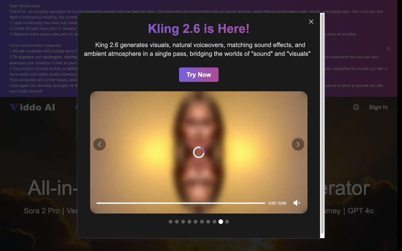 Viddo-Veo3 AI Video Generator — preview screenshot