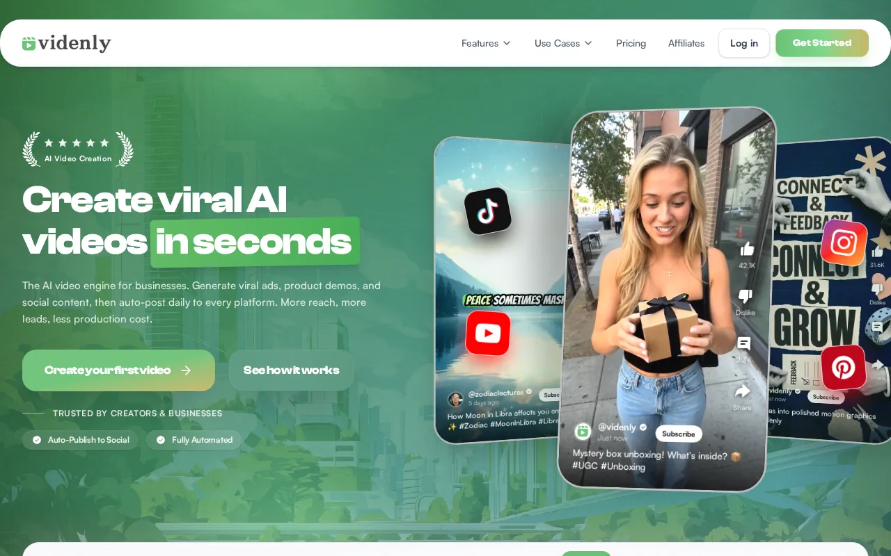 Videnly — preview screenshot