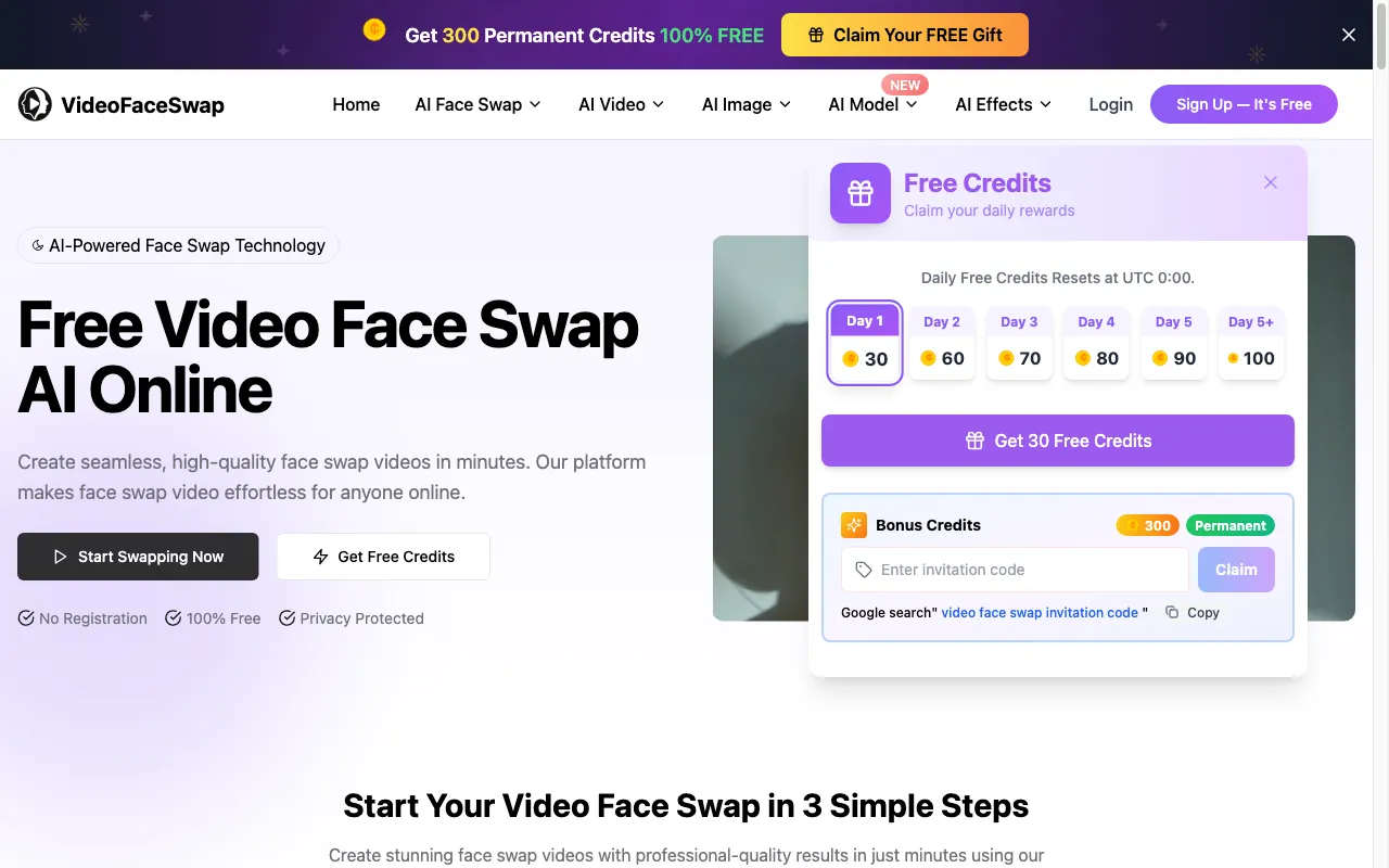 VideoFaceSwap — preview screenshot