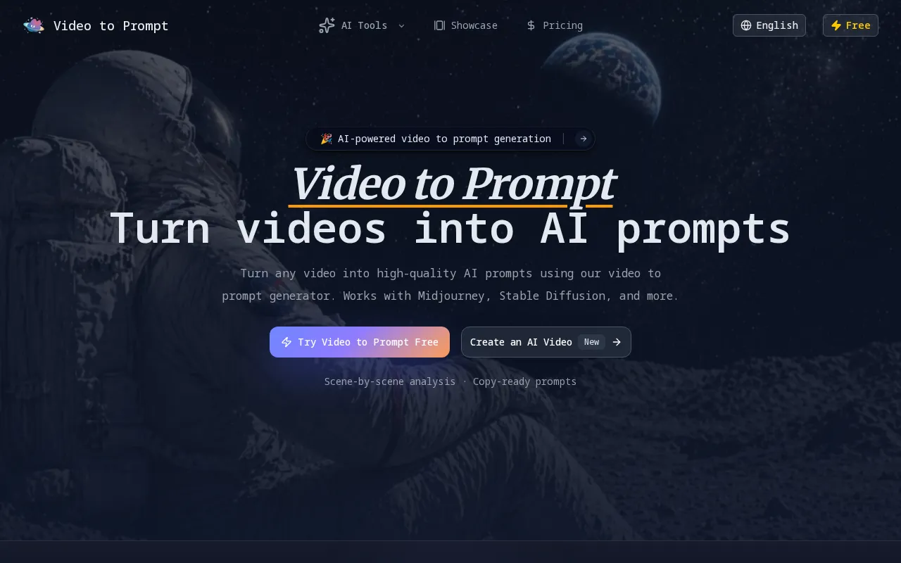 Video to Prompt — preview screenshot