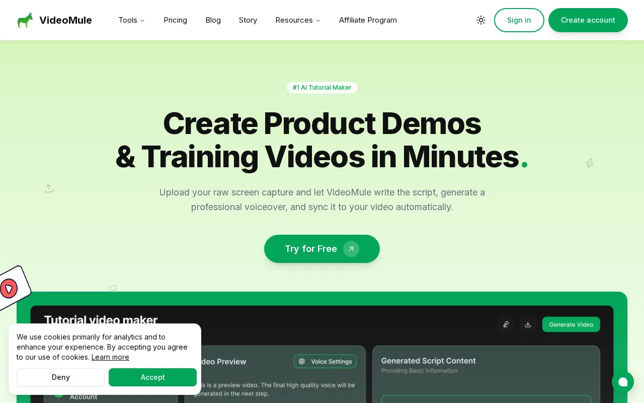 VideoMule — preview screenshot