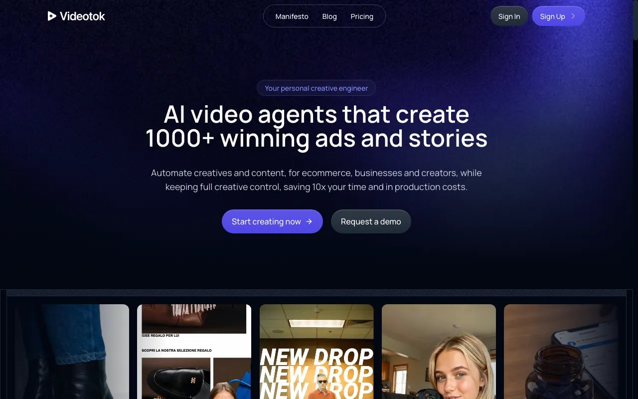 Videotok — preview screenshot