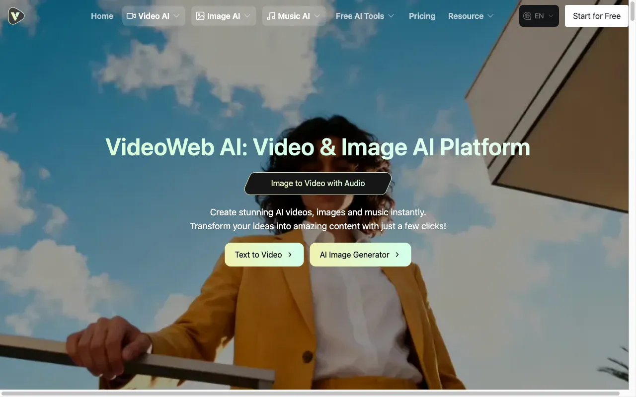 VideoWeb AI — preview screenshot