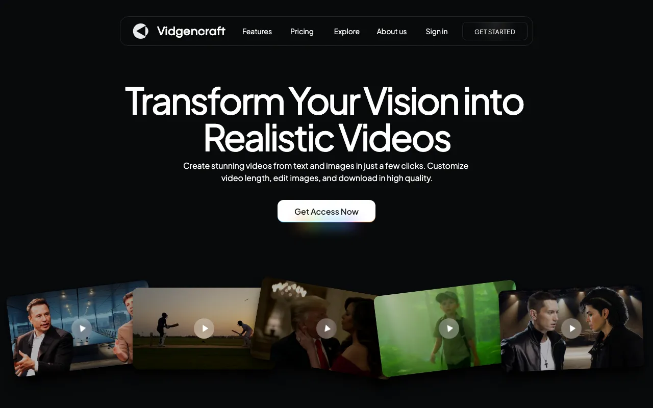 Vidgencraft — preview screenshot