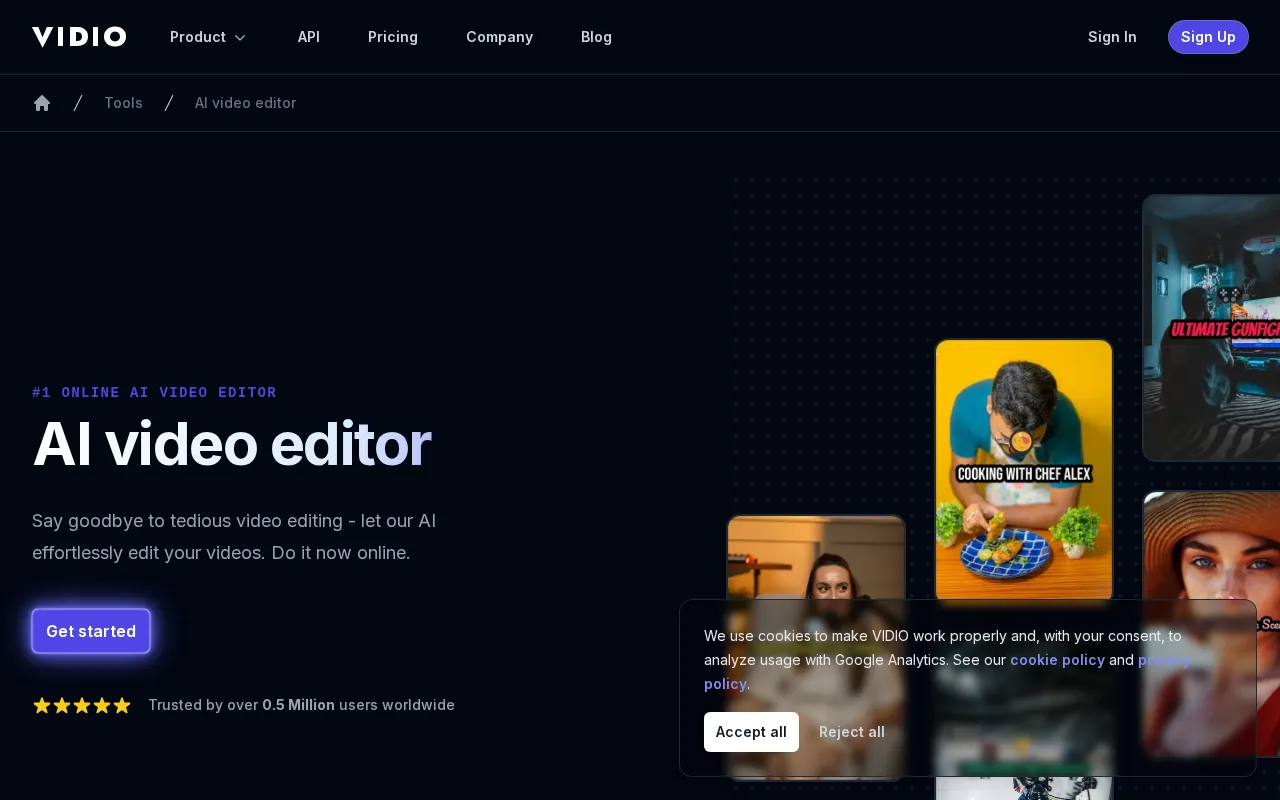 Vidio — preview screenshot