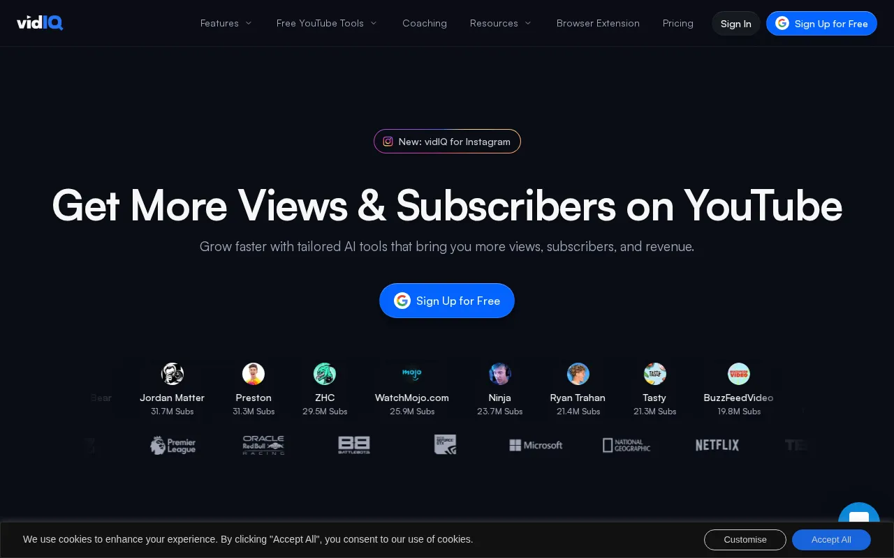 vidIQ — preview screenshot
